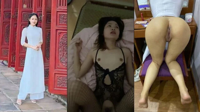 Từ áo dài đến dồ sexy cứ gặp là em 1 bộ mới